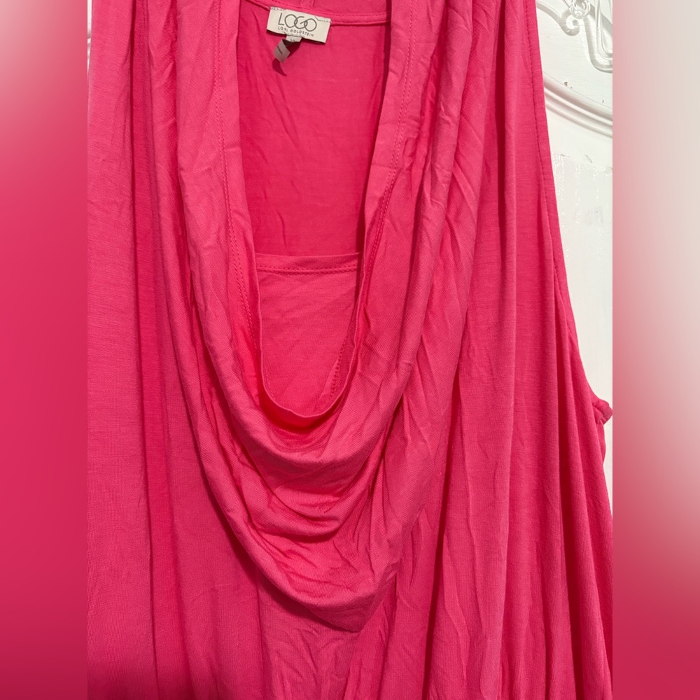 Oversized NIP Sleeveless Cowl Neck Dress - Picture 3 of 4